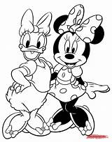 Mouse Coloring Mickey Minnie Pages Friends Daisy Duck Disney Book sketch template