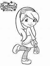 Coloring Shortcake Berrykins Pages Strawberry Girls Recommended sketch template