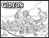 Coloring Pages Bible Gideon Heroes School Sunday Kids Activities Jephthah Moses Judges Vbs Great Homeschool These Preschool Crafts Color Sellfy sketch template