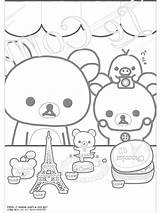 Coloring Rilakkuma Pages Kawaii Printable Colouring Ddlg Printables Space Little Sketch Animal Cute Heart Books Cartoon Template sketch template