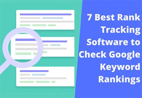 rank tracking software  check google keyword rankings