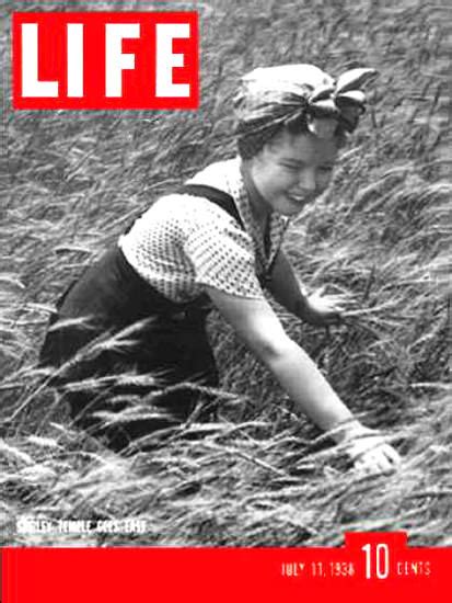 Life Magazine Cover Copyright 1938 Shirley Temple Mad