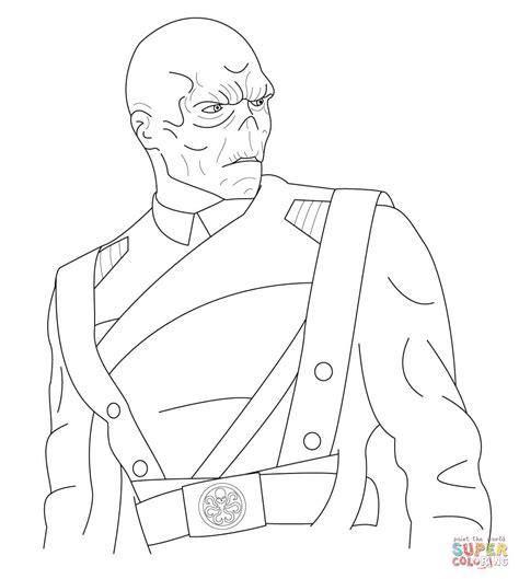 red skull coloring page  printable coloring pages