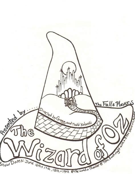 isforafrowizard  oz coloring pages  create thread