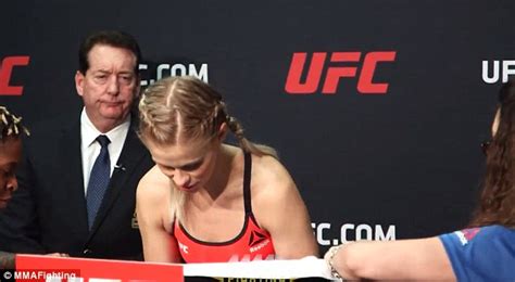 paige vanzant forced to strip naked to make her weight ahead of ufc