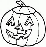Pumpkin Coloring Pages Halloween Printable Kids sketch template