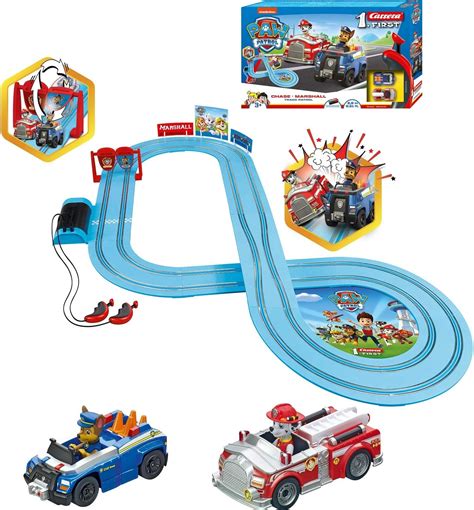 nickelodeon carrera  paw patrol chase  marshall   track