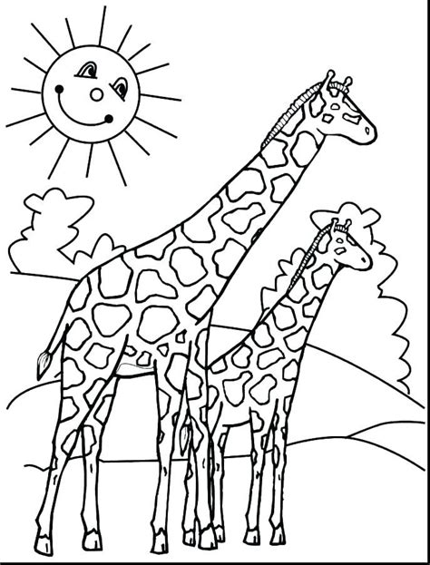 cute giraffe coloring pages  printable coloringfoldercom
