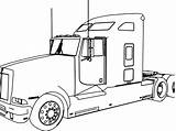 Truck Trailer Coloring Drawing Semi Peterbilt Pages Flatbed Sketch Utility Tractor Template Horse Trucks Drawings Vector Getdrawings Paintingvalley Sketches Print sketch template