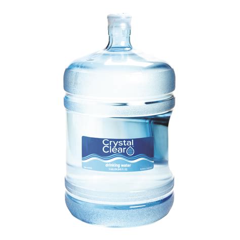 crystal clear drinking water  gallon crystal clear bottled water