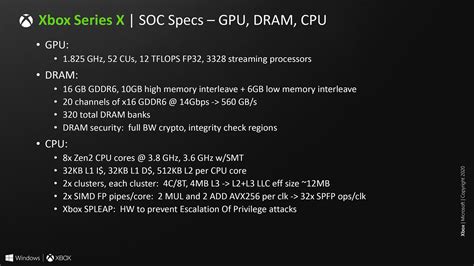 Xbox Series X Hot Chips Analysis Part 1 Gpu Cpu