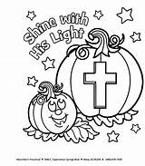 Fall Coloring Pages Christian Sheets Printable Getcolorings Color sketch template