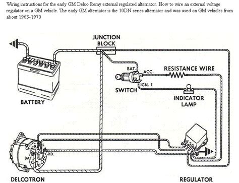 gm  wire alternator wiring diagram artled