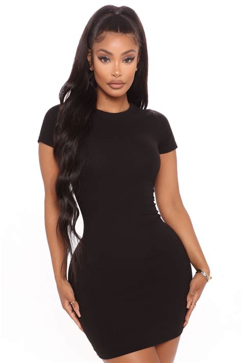 Available In Black Mauve And Oatmeal Ribbed Mini Dress High Neck