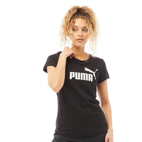 Buy Puma Womens Essentials Big Logo T Shirt Puma Black