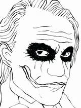 Joker Coloring Batman Pages Knight Dark Color Drawing Heath Ledger Kids Vs Face Print Mask Eye Easy Getdrawings Drawings Dc sketch template