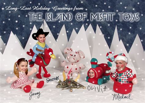 island  misfit toys family christmas cards family christmas card