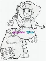 Coloring Momo Minky sketch template