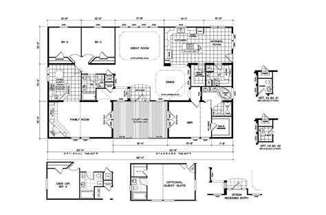clayton quad pltah mobile home floor plans house floor plans modular home