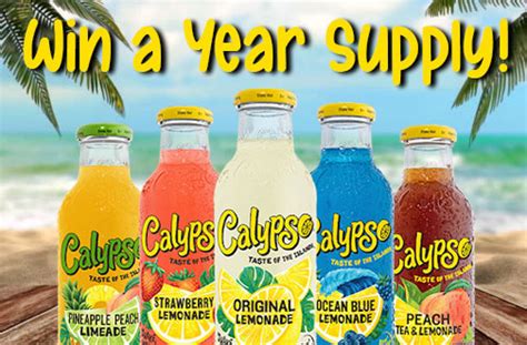 calypso contest lemonade month giveaway deals  savealoonie