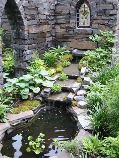 beautiful backyard ponds  water garden ideas architecture design