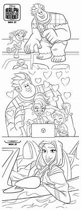 Ralph Internet Breaks Coloring Pages Activity Sheet Ralphbreakstheinternet Downloads Printable Ladyandtheblog Social Let Choose Board Family sketch template