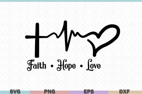 faith hope love svg