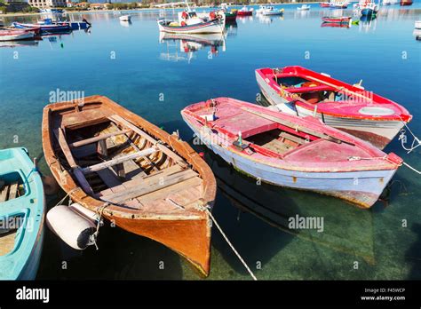 greece boat stock photo alamy