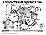 Change Energizer Clock Battery Program Coloring Sheet Giveaway Safety Kit Family sketch template