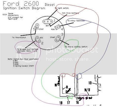 ford tractor ignition switch