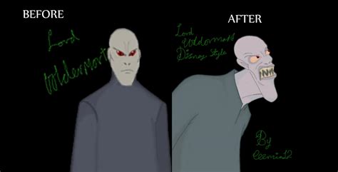 lord voldemort before and after by eeemia12 on deviantart