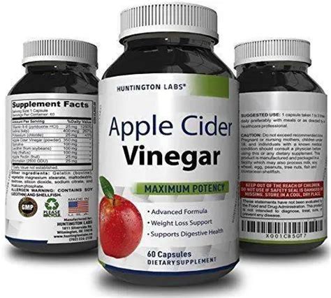 apple cider vinegar pills benefits and side effects