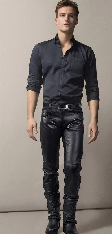Pin By Adam1 On Leather Mens Leather Pants Leather Pants Black
