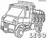 Lego Truck Bulldozer sketch template