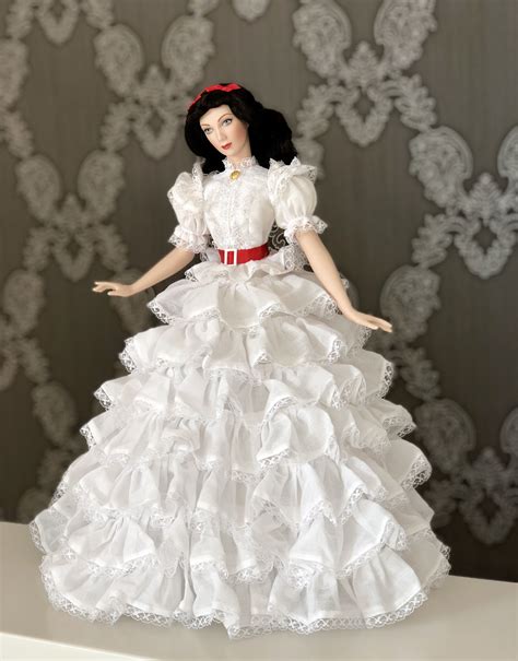 Scarlett Ohara Love Of Tara Porcelain Doll 19” The Franklin Mint