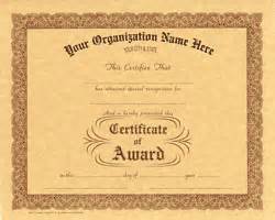 certificates personalized