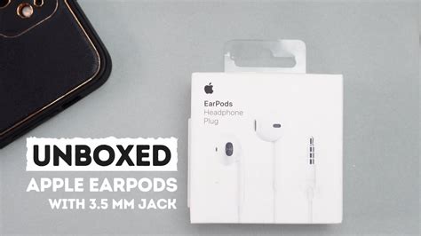 apple earpods unboxing   mm headphone plug   asmr youtube