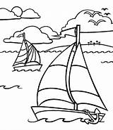 Sailboat Colouring Cruze Wonder Segeln sketch template