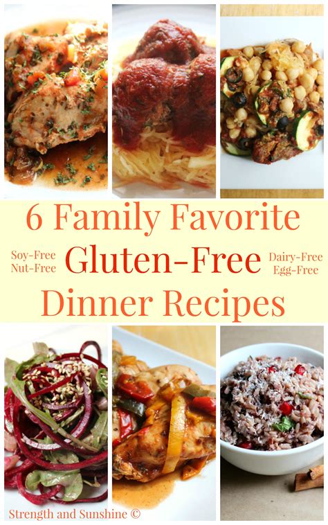 family favorite gluten  dinner recipes