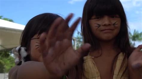 Young Native Brazilian Girls ⬇ Video By © Gustavofrazao Stock Footage