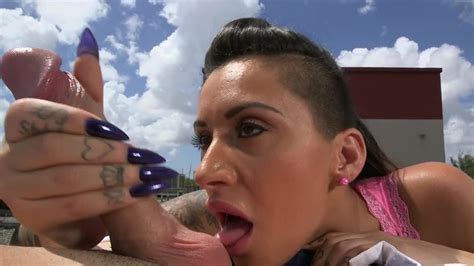 rooftop blowjob from sexy tattooed pornstar alby rydes pornid xxx