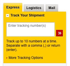 dhl tracking track shipments delivery status