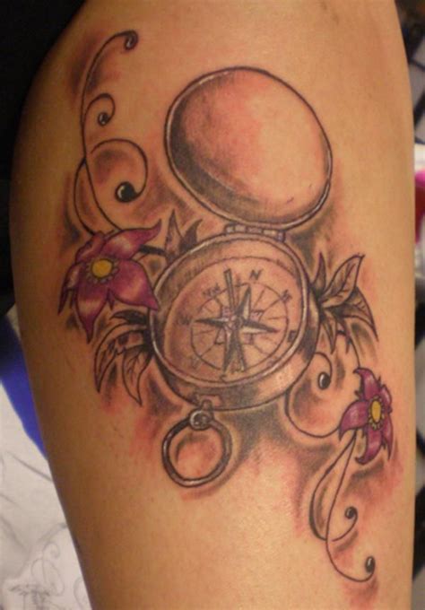 100 Awesome Compass Tattoo Designs Cuded Compass Tattoo Compass