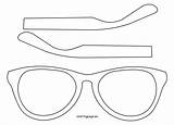 Template Coloring Printable Glasses Pages Printables Kids Templates Glass Sunglasses Craft 3d Color Eyewear Paper Coloringpage Sunglass Eu Carnival Pattern sketch template