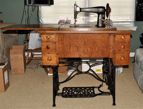 twin inspiration antique domestic sewing machine