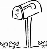 Mailbox Coloring Pages Gif Kidprintables Return Main Miscellaneous Misc sketch template