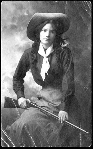 Gentle Gunslinger Old West Photos Vintage Cowgirl