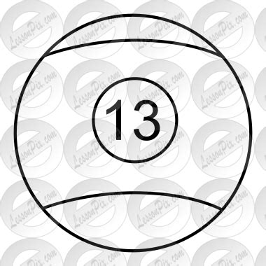 pool ball outline  classroom therapy  great pool ball clipart