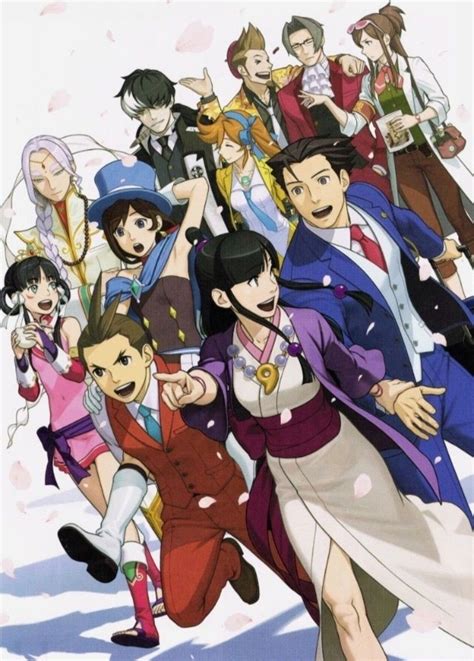 ace attorney poster phoenix wright miles edgeworth ace attorney
