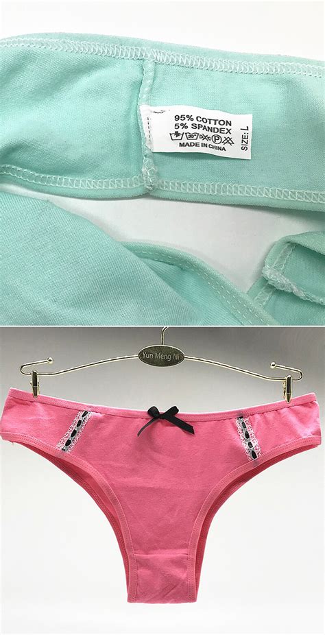 yun meng ni underwear 2019 new design womens girls soft cotton bikini